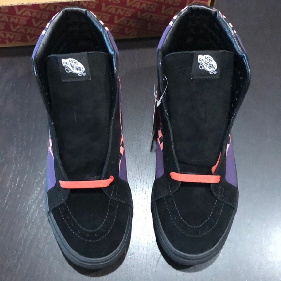 Vans Sk8-Hi Reissue Warp Black Paprika Reflective - Picture 5 of 8